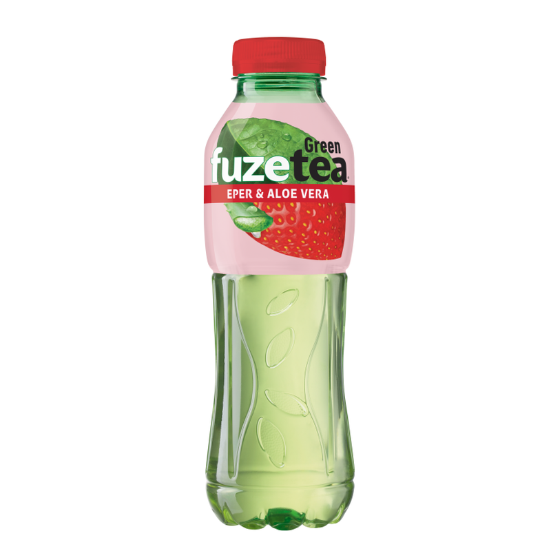 Fuzetea zöld tea 0,5 l eper-aloe vera