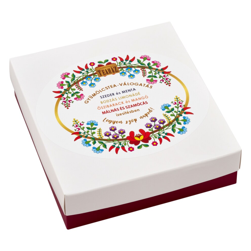 Gárdonyi Teaház Legyen szép napod! gyümölcstea válogatás 80 g filteres