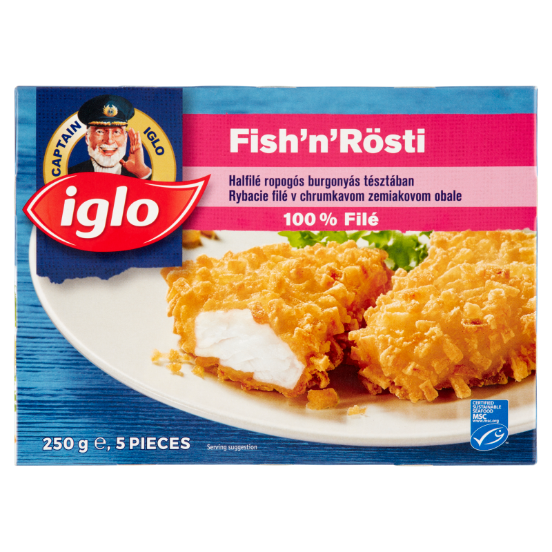 Iglo fagyasztott Fish'n'Rösti 250 g