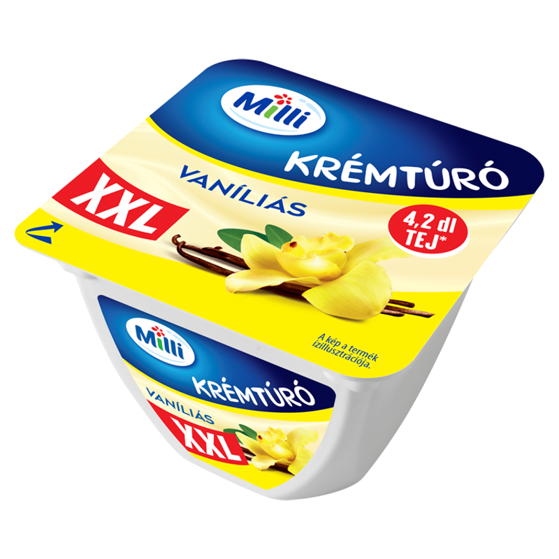 Milli XXL krémtúró 150 g vaníliás