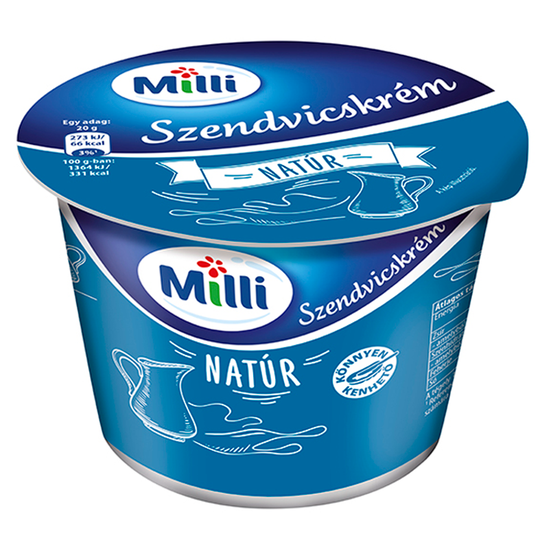 Milli szendvicskrém 200 g natúr