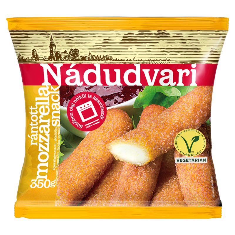 Nádudvari rántott mozzarella snack 350 g fagyasztott