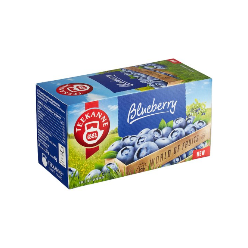 Teekanne gyümölcstea 20x2,25 g Wof Blueberry