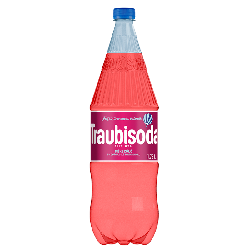 Traubisoda szénsavas üdítőital 1,75 l kékszőlő