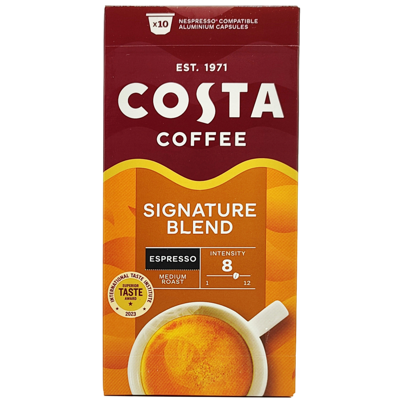 Costa Coffee Signature Blend Espresso kávékapszula 10 db Nespresso® kávégép kompatibilis termék