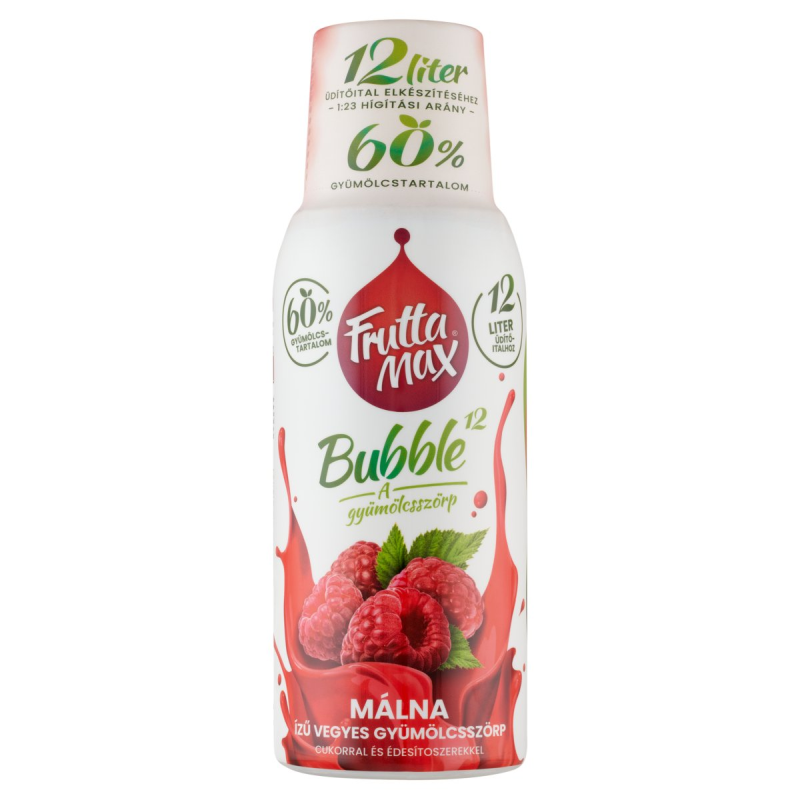 Frutta Max Light gyümölcsszörp 0,5 l málna