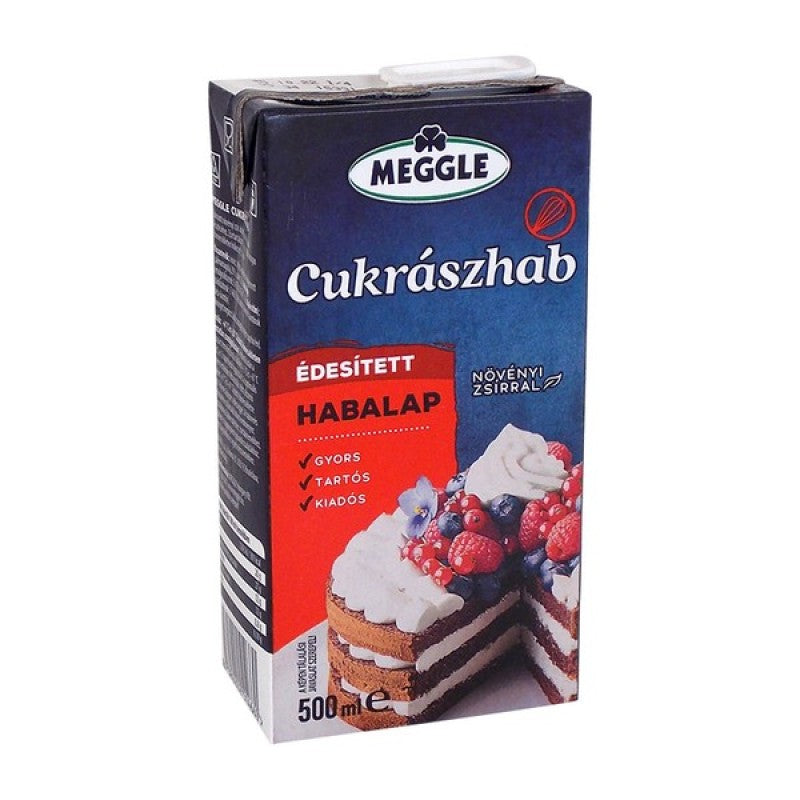 Meggle UHT cukrászhab 500 ml 25% édesített