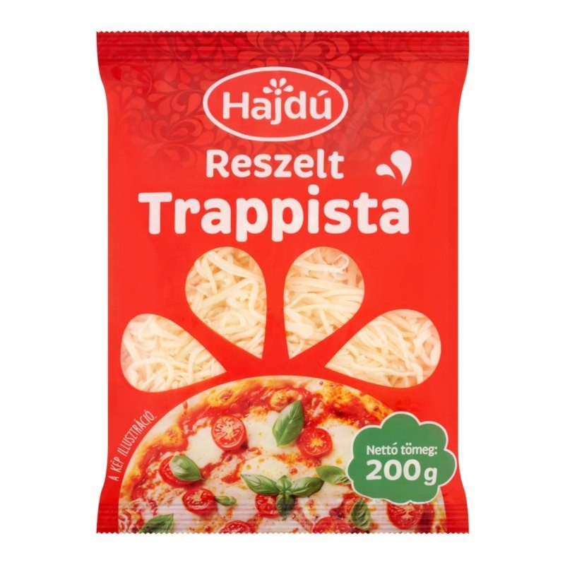 Hajdú reszelt trappista sajt 200 g