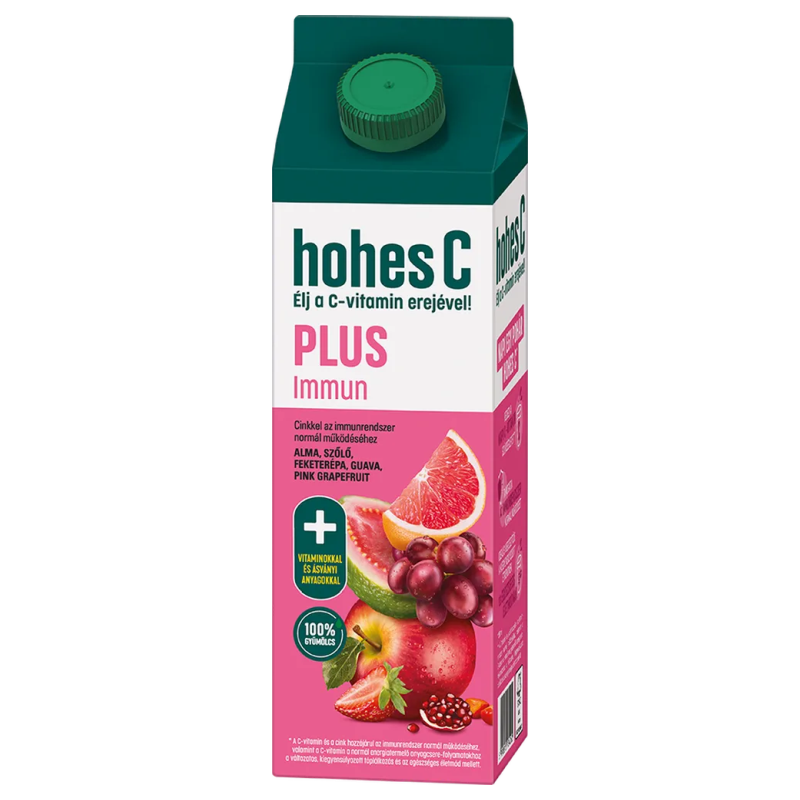 hohes C Plus Immunerő 100% gyümölcs- és zöldséglé 1 l Cink+C-vitamin
