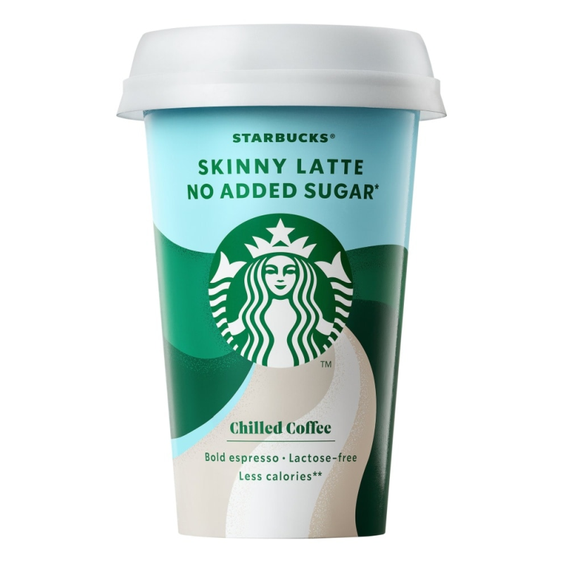 Starbucks Skinny latte kávés tejital 220 ml laktózmentes