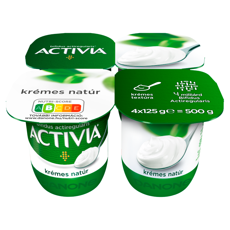 Danone Activia krémes joghurt 4x125 g natúr