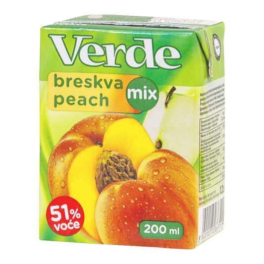 Verde őszibarack-alma nektár 0,2 l 51%