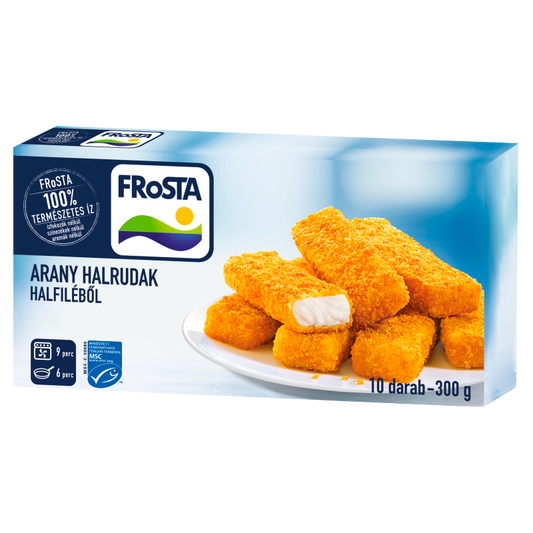 FRoSTA fagyasztott arany halrudak panírozott halfilé 300 g