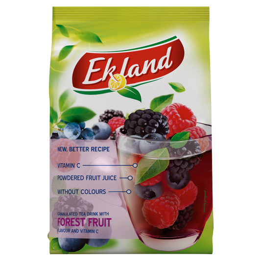 Ekland instant tea italpor 300 g erdei gyümölcs ízű