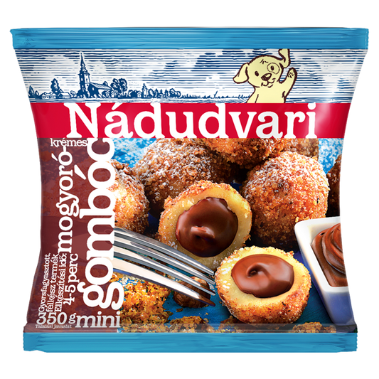 Nádudvari fagyasztott mini mogyorókrémes gombóc 350 g