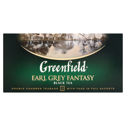 Greenfield fekete tea 25x2 g earl grey fantasy