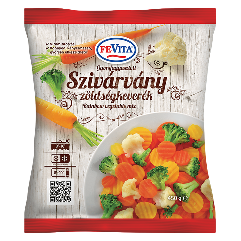 FeVita fagyasztott szivárvány zöldségkeverék 450 g