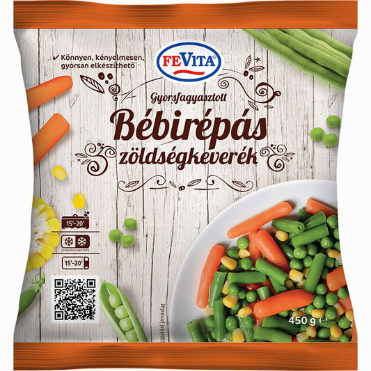 FeVita fagyasztott bébirépás zöldségkeverék 450 g