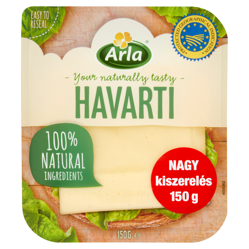 Arla szeletelt havarti sajt 150 g