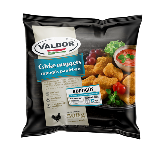 Valdor csirke nuggets ropogós panírban 500 g