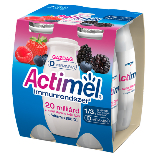 Danone Actimel élőflórás joghurtital 4x100 g erdei gyümölcs