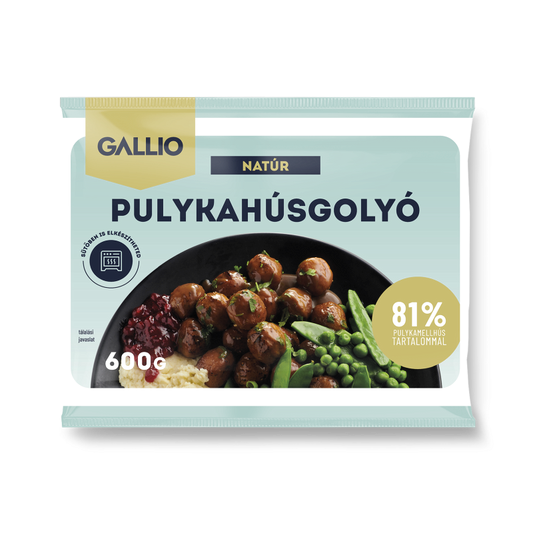 Gallio pulykahúsgolyó 600 g natúr
