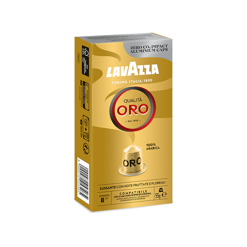 Lavazza alumínium kávékapszula 10 db Qualità Oro Nespresso ®kávégép kompatibilis termék