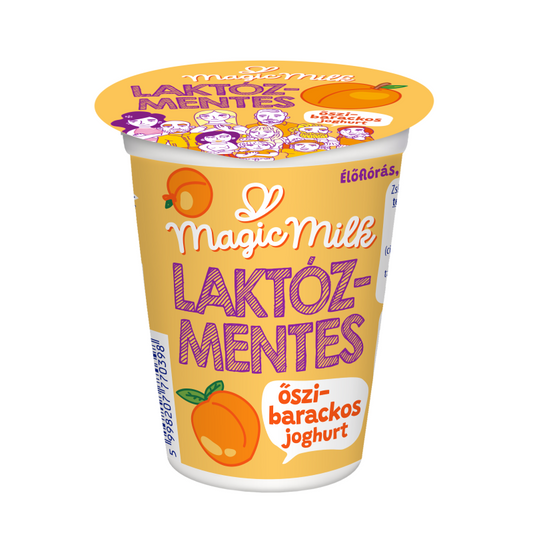 Magic Milk laktózmentes joghurt 150 g őszibarack