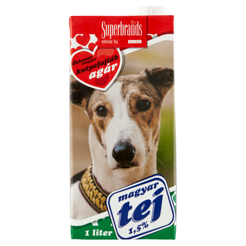 Magyar UHT tartós tej 1 l 1,5% (Alföldi tej)