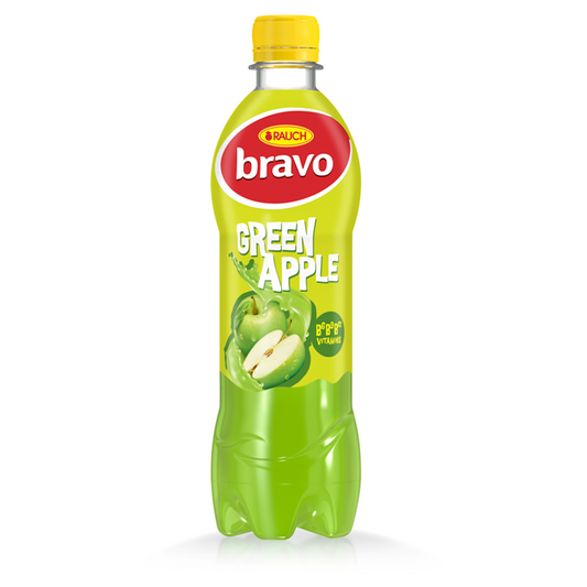 Rauch bravo gyümölcsital 0,5 l green apple 12%