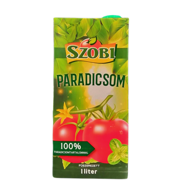 Szobi fűszerezett paradicsomlé 1 l 100% paradicsomtartalommal
