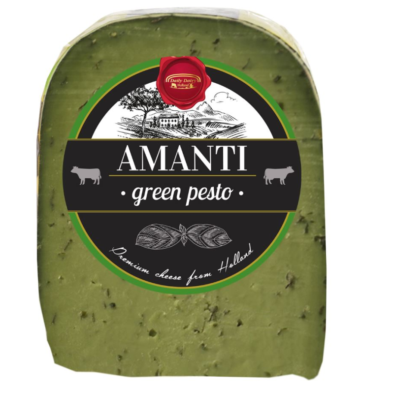 Amanti holland kemény sajt 200 g zöld pesztós