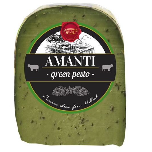 Amanti holland kemény sajt 200 g zöld pesztós