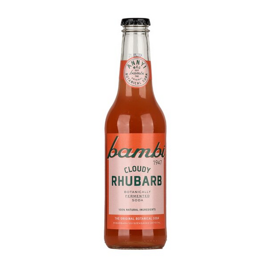 Bambi szénsavas üdítőital 0,33 l Cloudy Rhubarb (Szav.idő: 2025.10.28.)