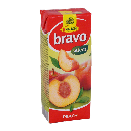 Rauch bravo gyümölcsital 0,2 l őszibarack