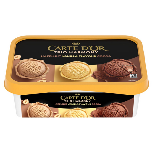 Carte d'Or jégkrém 1 l Trio Harmony (mogyoró-vanília-kakaó)