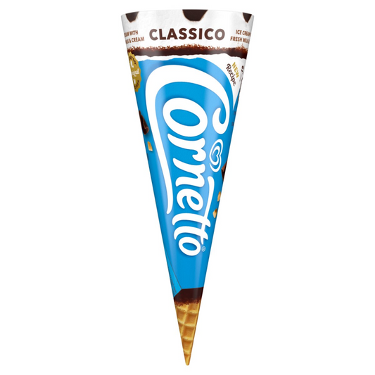 Cornetto tölcséres jégkrém 125 ml vanília