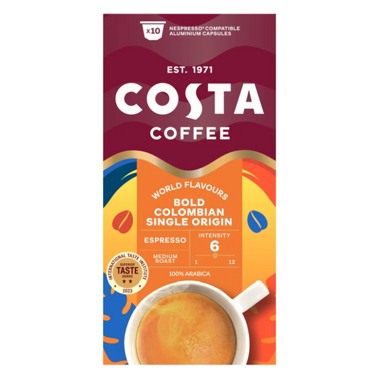 Costa Coffee Bold Colombian Espresso kapszula 10 db Nespresso® kávégép kompatibilis termék
