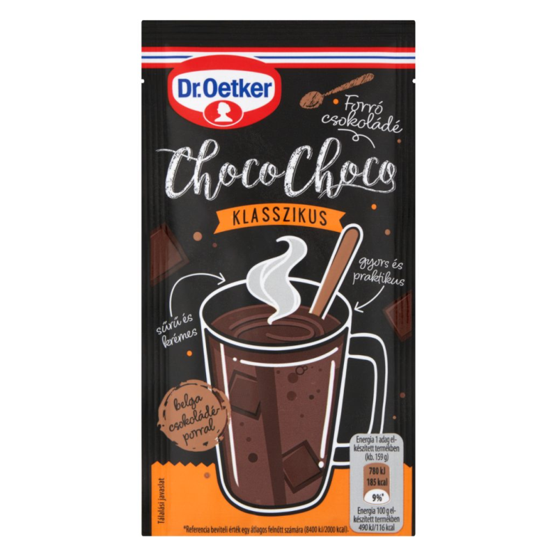 Dr. Oetker Choco-Choco forró csokoládé 34 g klasszikus