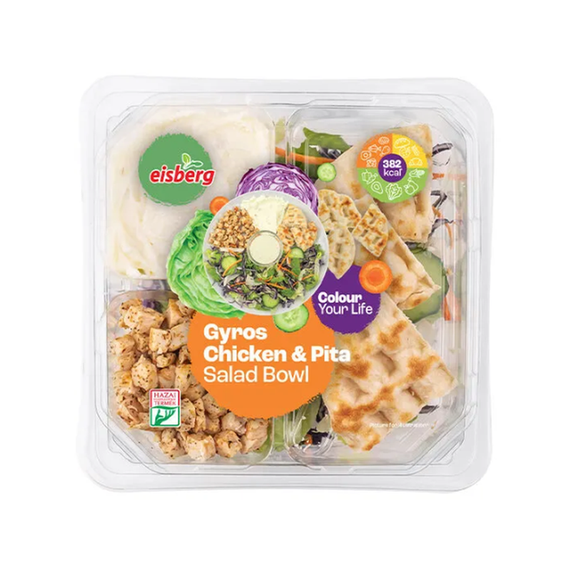 Eisberg Gyros csirke és pita salátatál 260 g