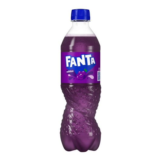Fanta szőlő szénsavas üdítőital 0,5 l édesítőszerekkel