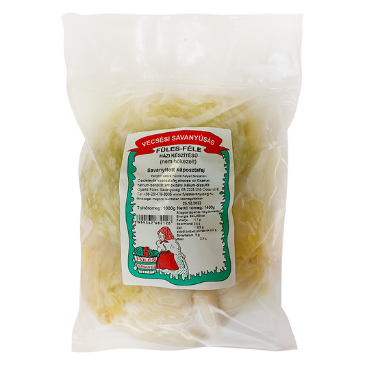 Füles-féle savanyú káposztafej 1000 g