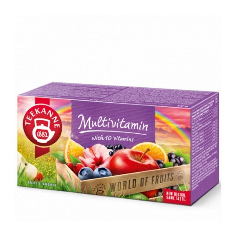 Teekanne gyümölcstea 20x2,5 g multivitamin