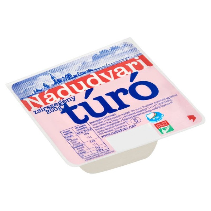 Nádudvari tehéntúró 250 g zsírszegény