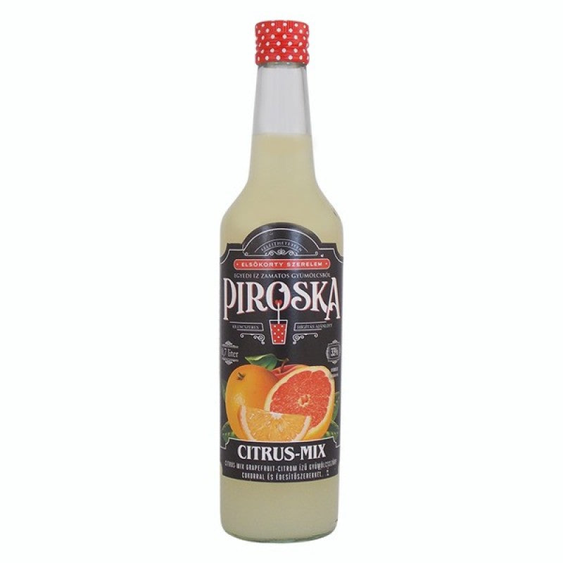 Piroska gyümölcsszörp 0,7 l citrus-mix, édesítőszerrel