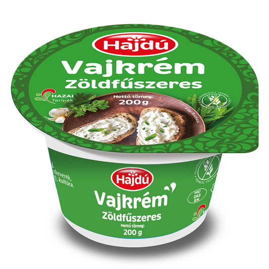 Hajdú vajkrém 200 g zöldfűszeres