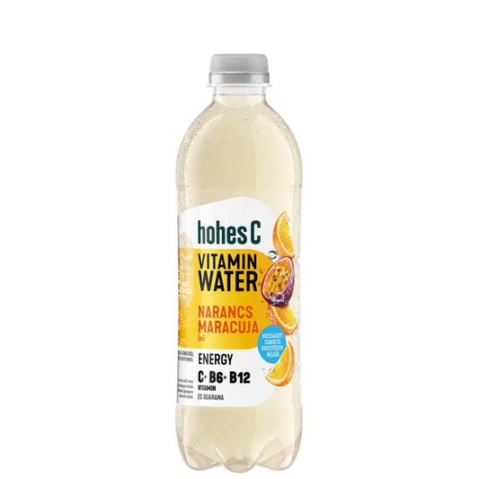 hohes C Vitamin Water Energy narancs-maracuja ízű szénsavas üdítőital 0,5 l