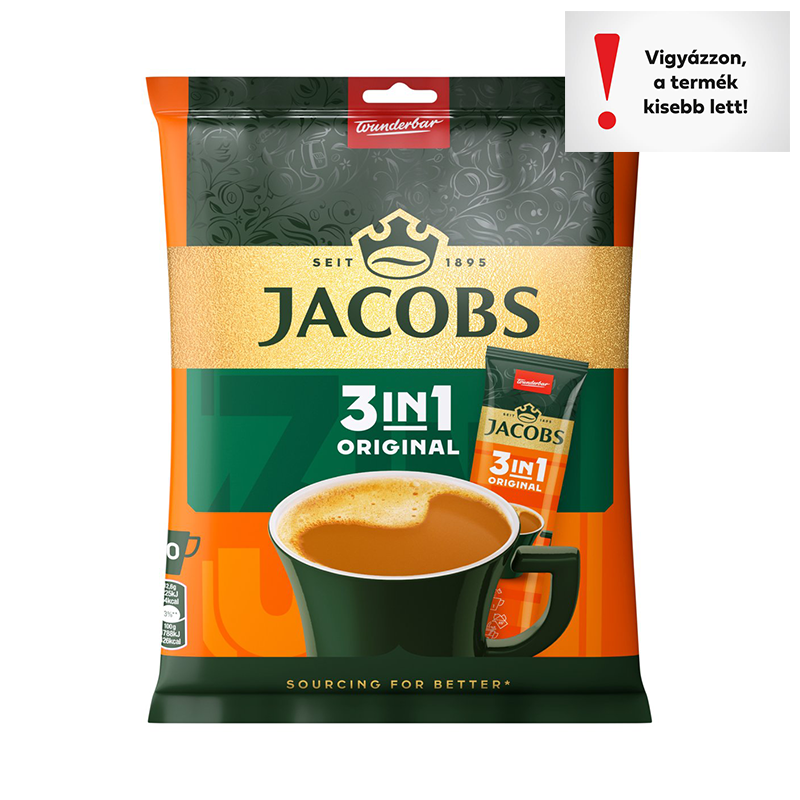 Jacobs 3in1 instant kávé 10x12,6 g original