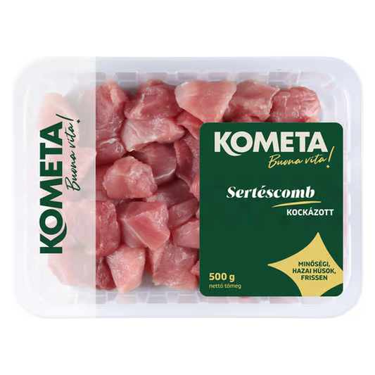 Kometa Friss sertéscomb 500 g kockázott