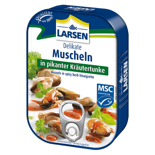 Larsen kagyló 110 g fűszeres pácban